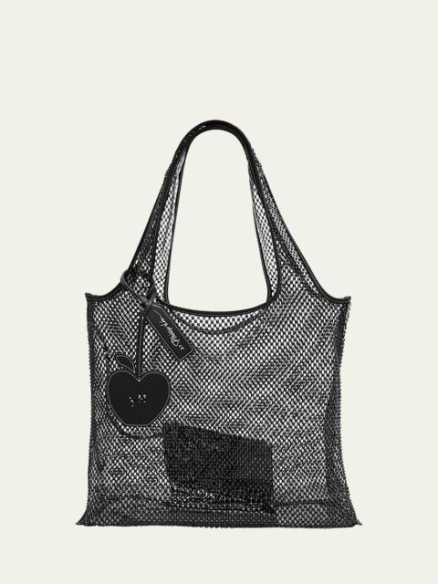 3.1 Phillip Lim Embellished Mesh Market Tote Bag