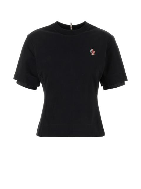 Alexander Wang Black stretch cupro blend off-the-shoulder