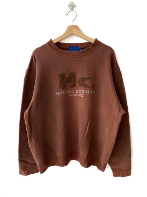 Other Designers Vintage - Vintage Hiroko Koshino Embroidered Logo Brown Crewneck