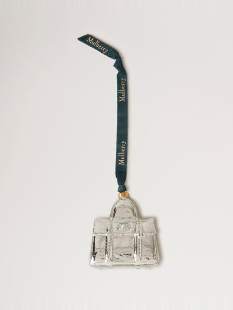 Mulberry Bayswater Bauble
Silver Glass