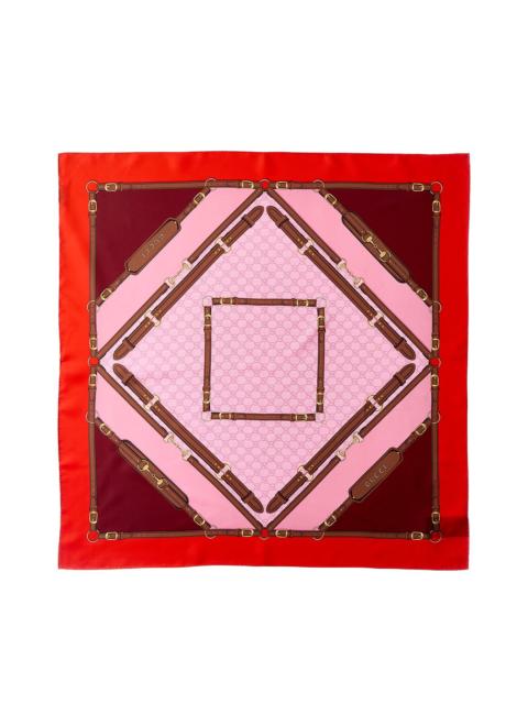 GUCCI Gucci Printed Silk Twill Carre