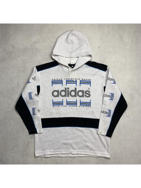 adidas Vintage Adidas Three Stripes Hoodie