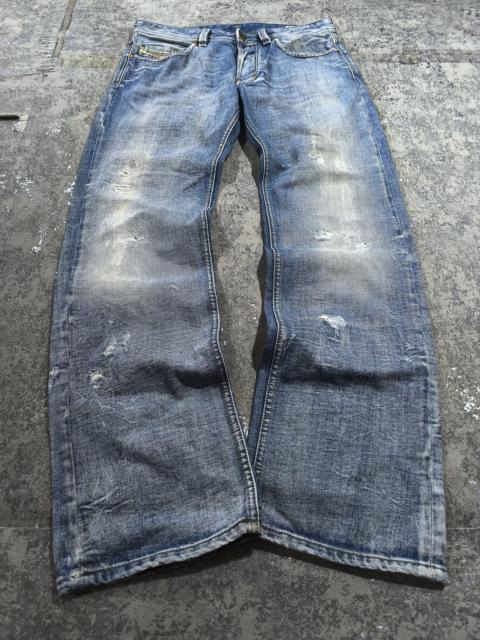 Diesel vintage diesel larkee distressed straight jeans