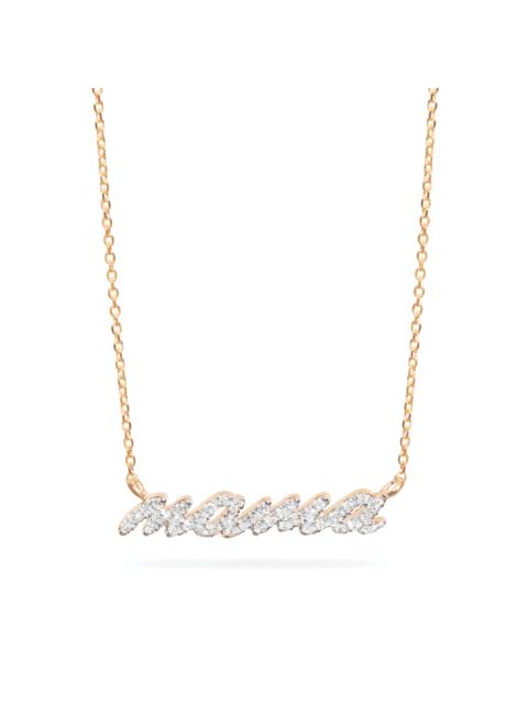 STONE AND STRAND Hey Mama Pave Necklace