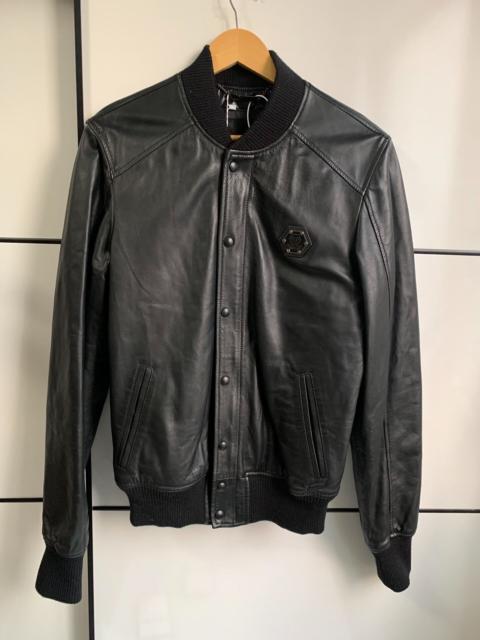 PHILIPP PLEIN Philipp Plein Leather Jacket Black