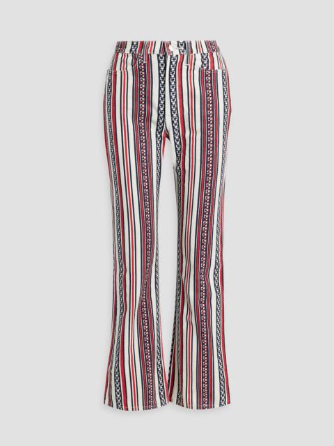 RE/DONE Printed high-rise straight-leg jeans