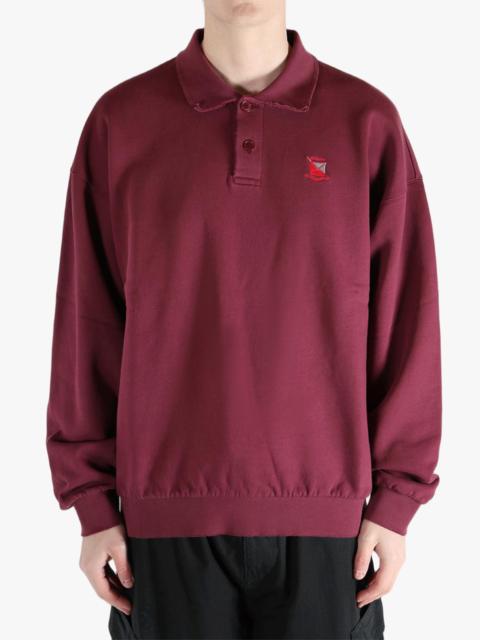 VETEMENTS VETEMENTS - Men Distressed Polo Logo Sweatshirt