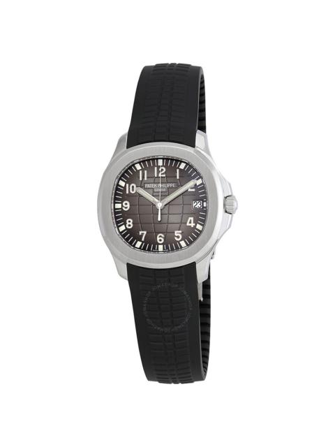 Pre-owned Patek Philippe Aquanaut Black embossed Dial Men's Watch 5167A-001