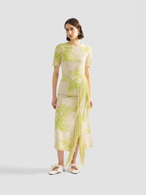 Erdem FRENCH FRAY SHORT SLEEVE KNIT TOP