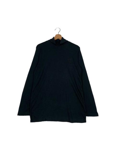 Other Designers DKNY Black Plain Turtle Neck Long Sleeve T Shirt #0345-C16