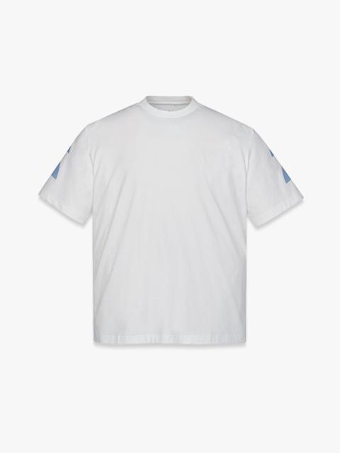 MCM Gradation Laurel Logo Print T-Shirt in Organic Cotton