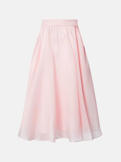 Max Mara Calle silk midi skirt