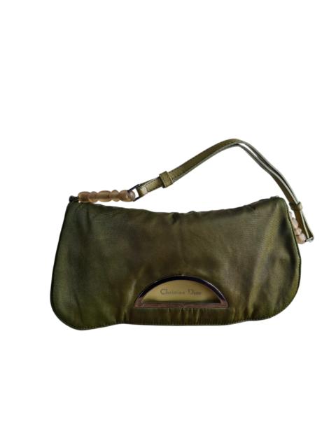 Dior Christian Dior Y2K Half Moon Nylon Shoulder Bag