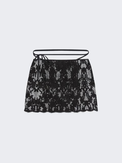 Givenchy Mini Lace Skirt Black