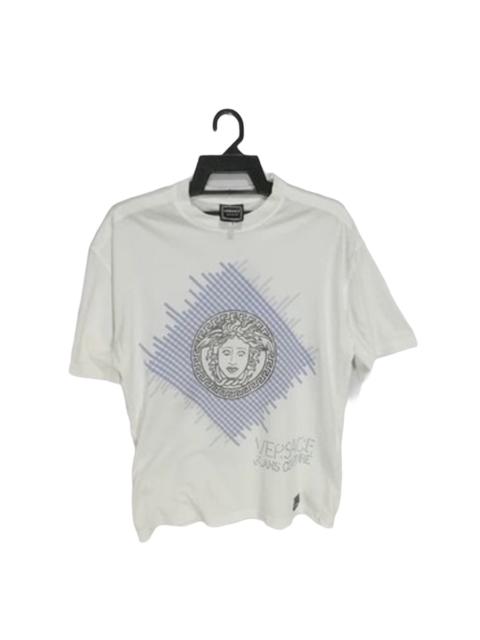 versace t-shirt big medusa bling logo
