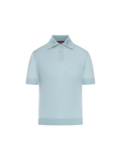 GUCCI Gucci Blue Tops - Polo Tops Women
