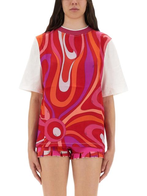 PUCCI Pucci Women T-Shirt With "Iris" Print