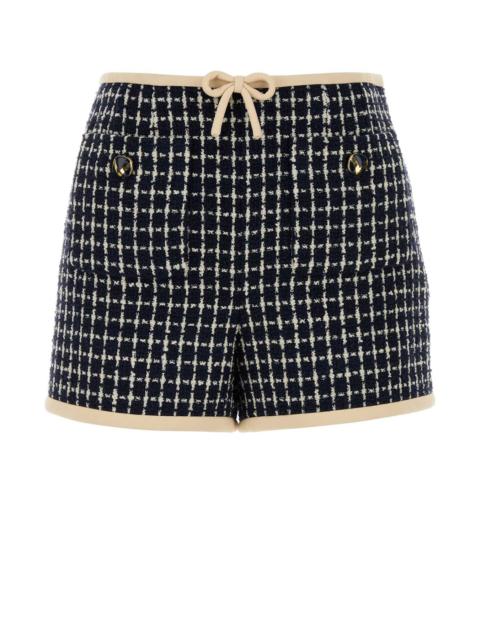 Valentino Valentino Garavani Women Embroidered Tweed Shorts