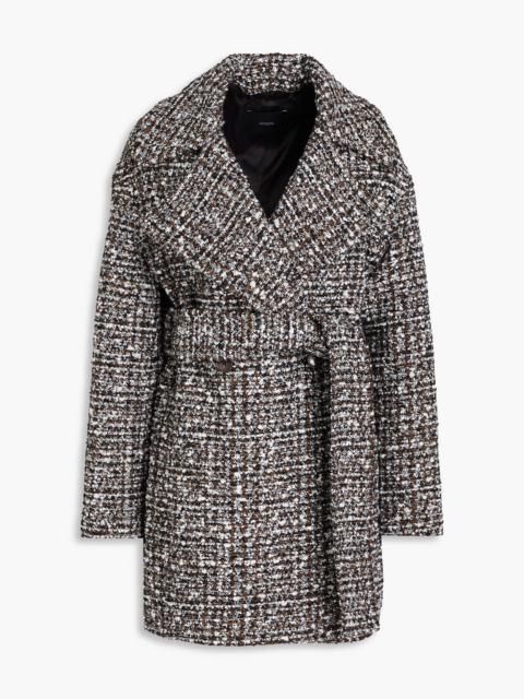 JOSEPH Bouclé-tweed coat