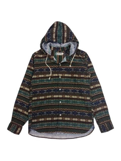 Other Designers Designer - RARE! TITICACA JAPANESE BRAND TRIBAL NATIVE HOODIE SHIRT