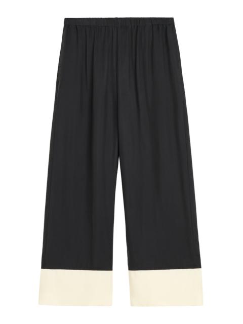 BY MALENE BIRGER Mirabellow Wide-Leg Pants black/white