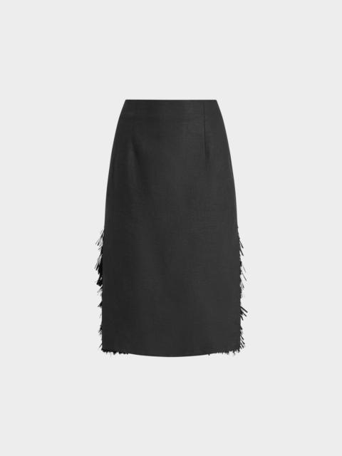 16ARLINGTON DAFNE SKIRT IN LINEN