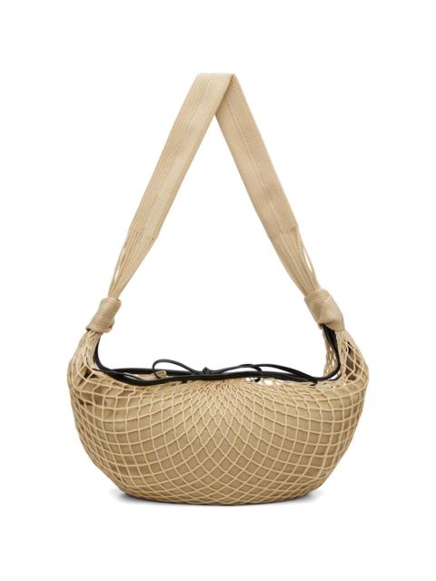 Lemaire Beige Croissant Filt Bag