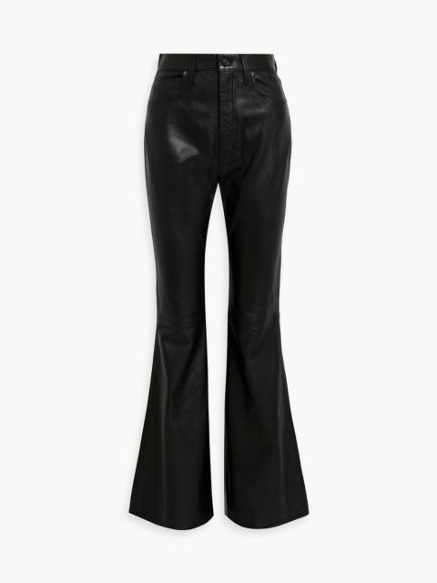 SLVRLAKE Indiana leather flared pants
