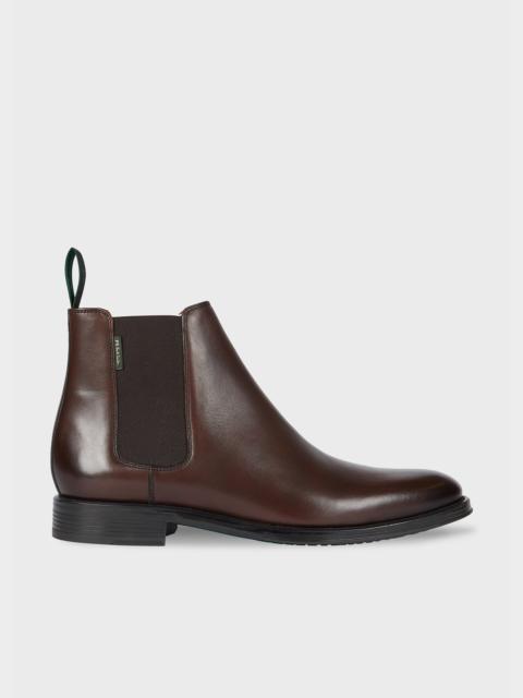 Paul Smith Brown Leather 'Augustus' Boots