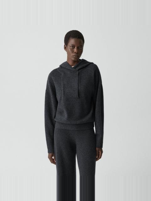 Theory Oversized Hoodie in Felted Wool-Cashmere