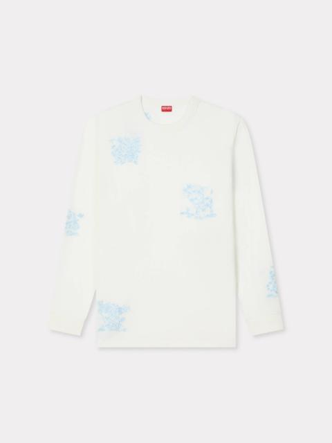 KENZO 'KENZO Cartoon' outlined relax long sleeve T-shirt in cotton
