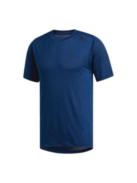 adidas adidas Round Neck Short Sleeve Blue EB8047