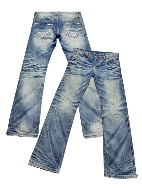 Other Designers Japanese Brand - Improves Mudwash Clawmark Whisker Flare Archive Denim