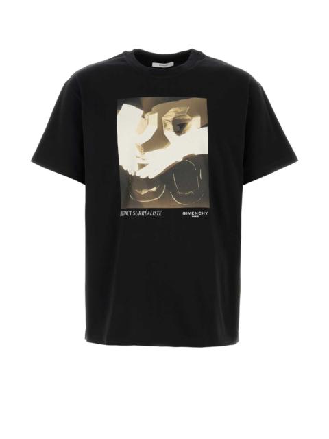 Givenchy Givenchy Men Black Cotton T-Shirt