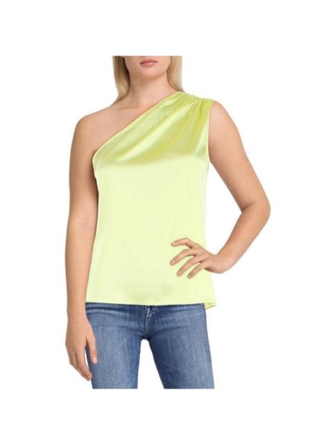 Other Designers New! Generation Love One Shoulder Sabrina Silk‎ Top Sz Small $198