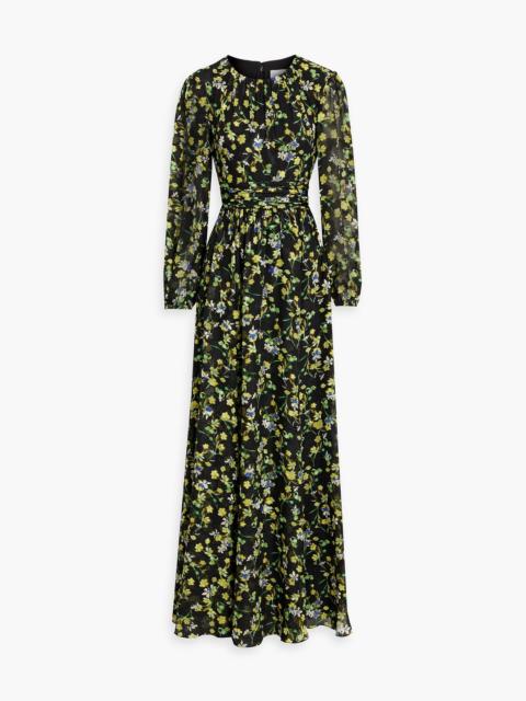 Other Designers Floral-print chiffon maxi dress