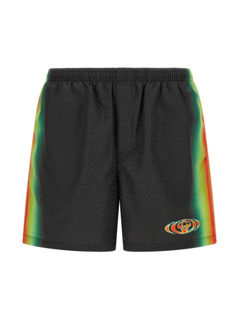 CASABLANCA Jacquard logo swimsuit