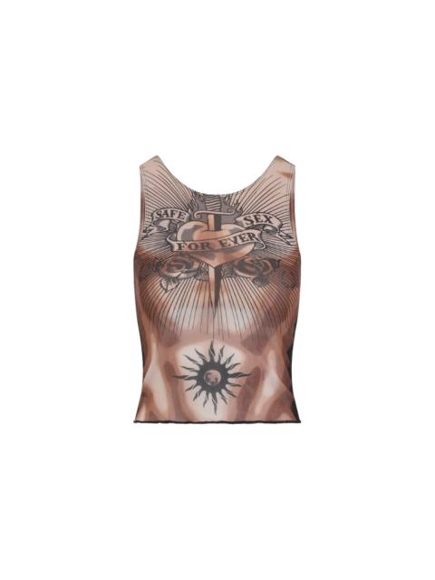 Jean Paul Gaultier Jean Paul Gaultier Safe Sex Tattoo Top Women