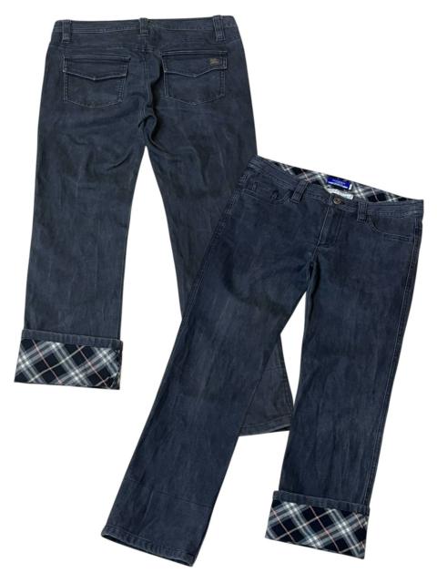 Burberry Iconic🔥BURBERRY BLUE LABEL ankle cropped jeans