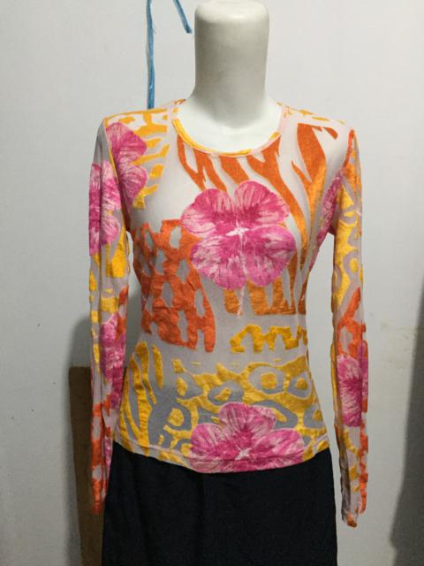 KENZO Vintage Kenzo Jeans Floral Velvet Print