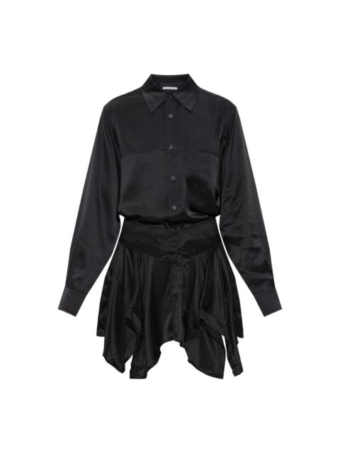 Alexander Wang Cut Off Double Shirt Dress