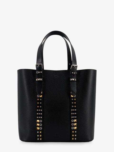 Valentino Valentino Garavani Men Leather Shoulder Bag With Iconic Studs