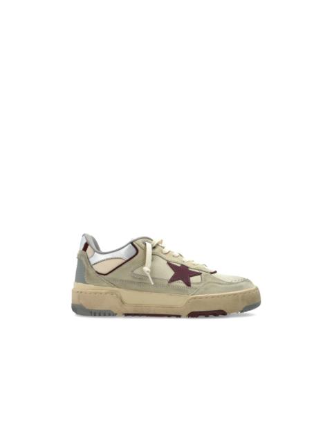Golden Goose GOLDEN GOOSE Men's Forty2 Beige/Red Sneakers New (Men's size