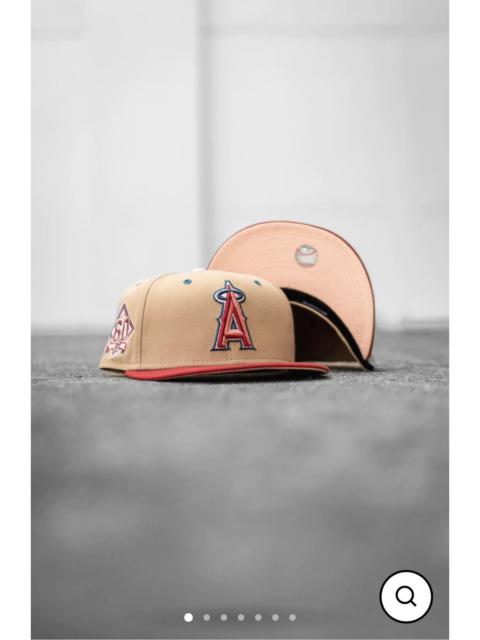 Other Designers New Era - 7 1/4 SNEAKERTOWN ANAHEiM ANGELS 60 YEAR ANNiVERSARY PiNOT