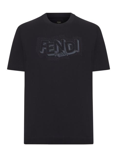 FENDI Fendi Logo Cotton T-shirt