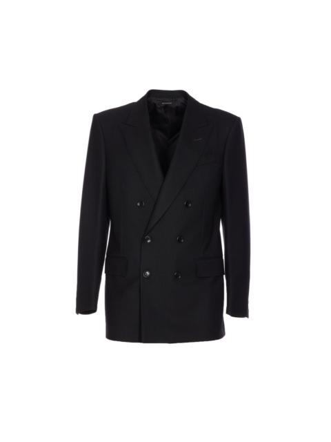 TOM FORD Tom Ford Men High Twist Double Breasted Jacket