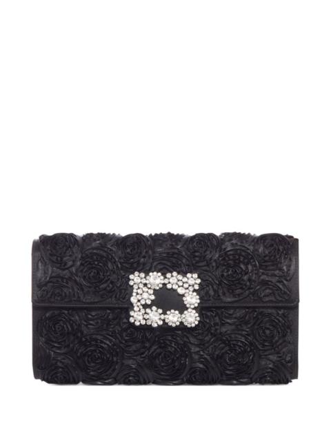 Roger Vivier Roger Vivier Women Envelope Flower Buckle Clutch