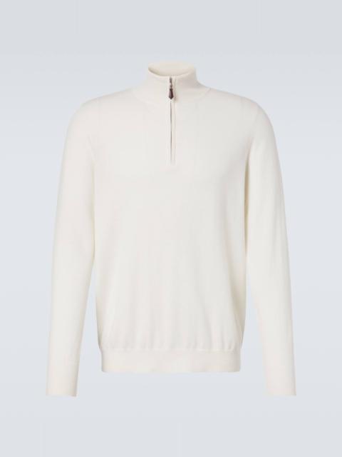 arch4 Mr Fenchurch cashmere half-zip sweater