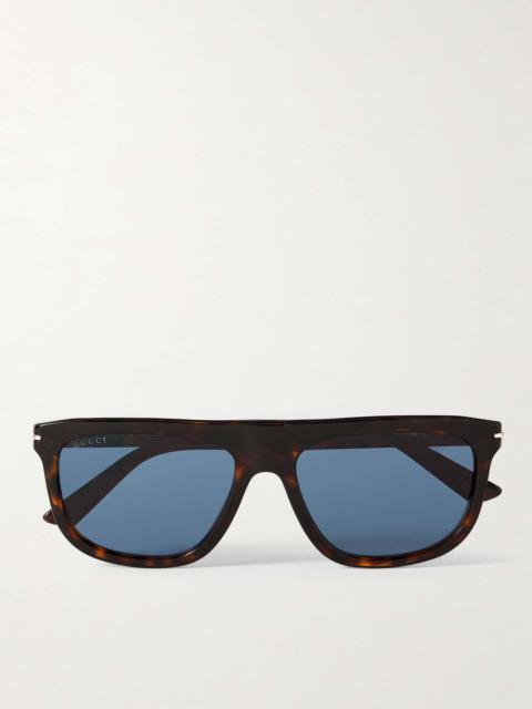 D-Frame Tortoiseshell Acetate Sunglasses