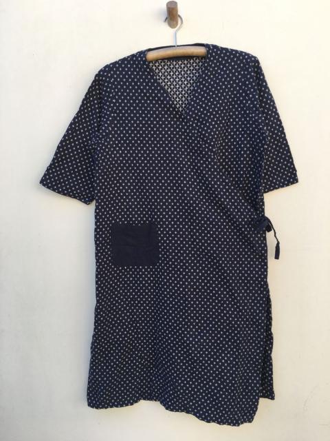 Other Designers Handmade - Japan Craft Shashiko Boro Kimono Robe Sweater